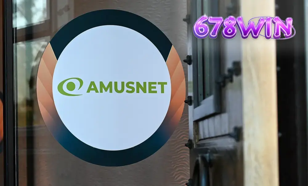 Kabinet permainan Amusnet di lantai kasino